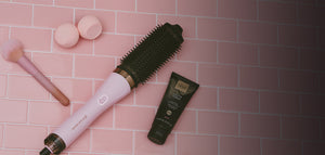 NUOVA GHD DUET BLOWDRY - SPAZZOLA ASCIUGACAPELLI 2 IN 1 ROSA SORBETTO