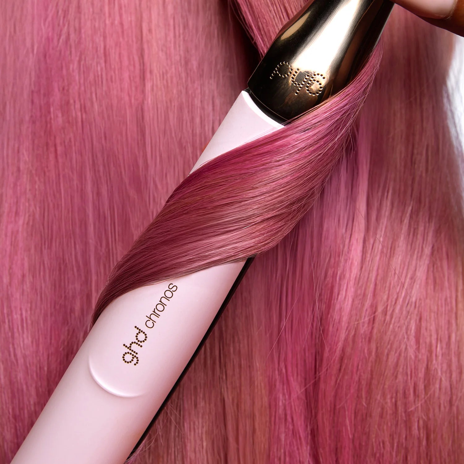 NUOVA GHD CHRONOS STYLER - PIASTRA PER CAPELLI ROSA SORBETTO (LAMELLE 26MM)