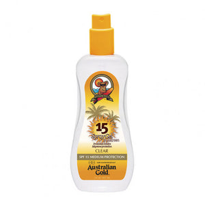 Australian Gold SPF15 Spray Gel Sunscreen CLEAR 237 ml