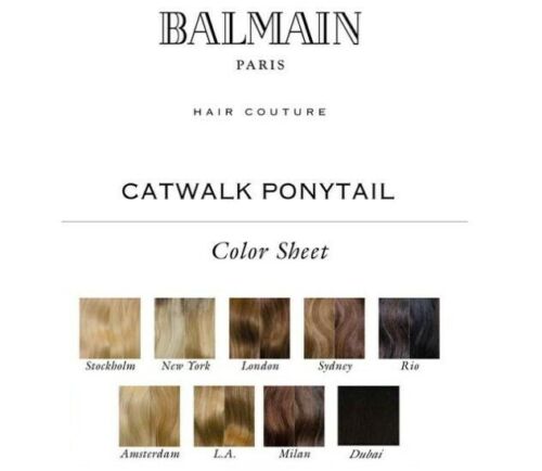 BALMAIN CATWALK PONYTAIL MEMORY HAIR 55CM